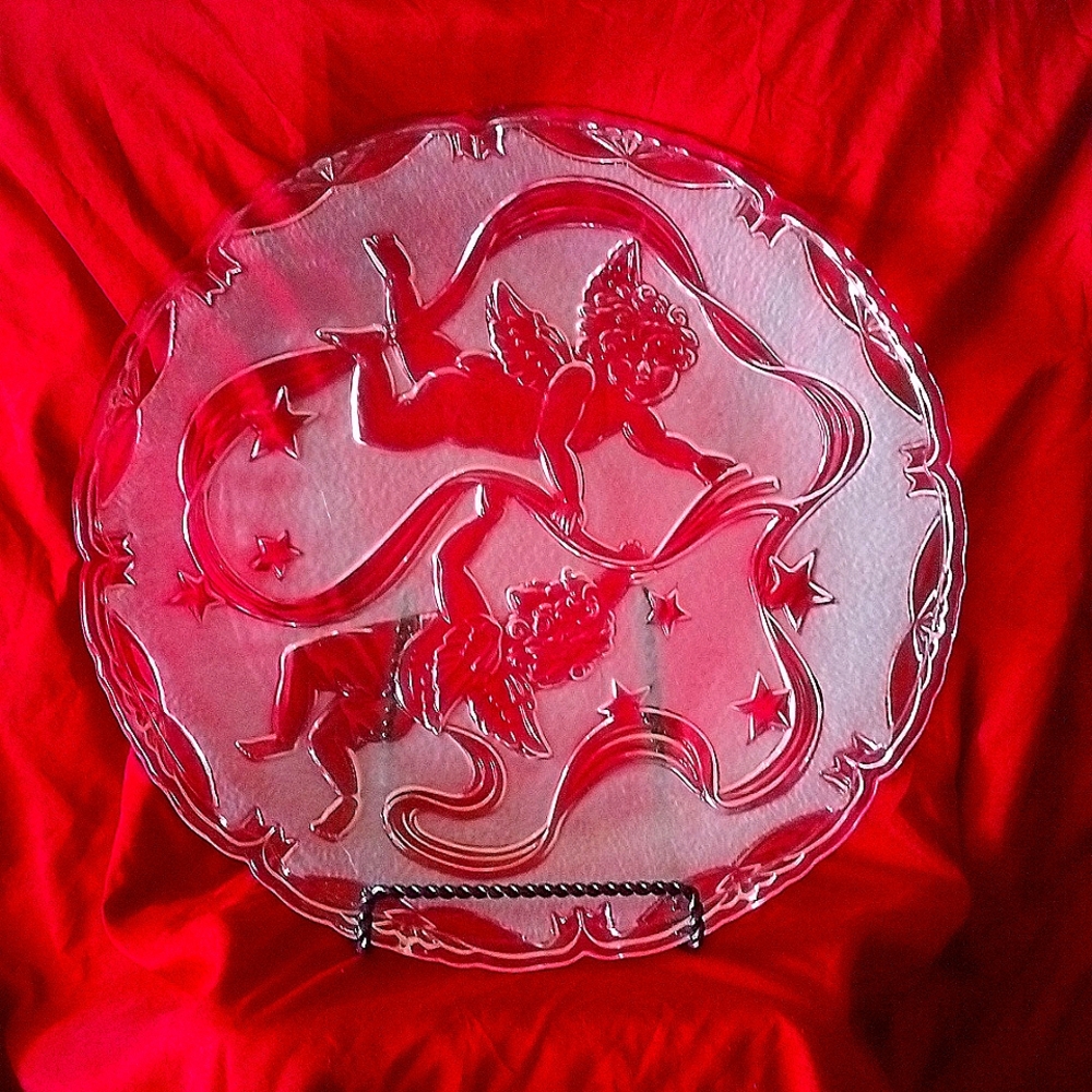 Angel Christmas Glass Server